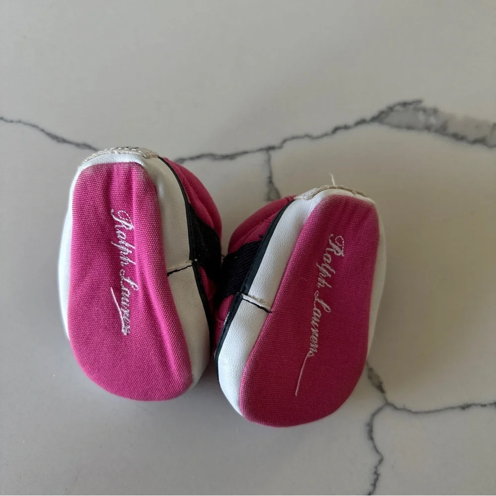 Ralph Lauren pink canvas